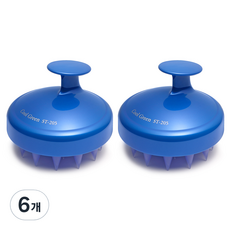 쿨그린 ST-205 샴푸브러쉬, 블루, 6개