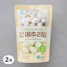 청정원 깐메추리알, 450g, 2개