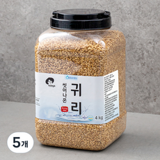 엉클탁 씻어나온 귀리쌀, 4kg, 5개