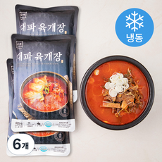 담뿍 대파 육개장 (냉동), 600g, 6개