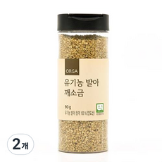 올가홀푸드 발아 깨소금 인도산, 90g, 2개