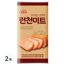 롯데햄 런천미트 햄통조림, 1800g, 2개