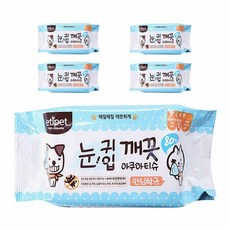 에티펫 반려동물용 눈귀입 깨끗 아쿠아티슈 80매, 300g, 5개
