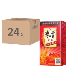 統一 麥香 紅茶 24入, 獨特紅茶茶葉與大麥結合, 濃醇風味解渴, 300ml