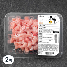 한돈 도뜰 등심 카레용 (냉장), 500g, 2팩