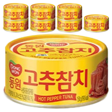 동원참치 고추 참치, 150g, 8개