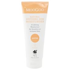 MOOGOO 慕爾果 天然舒緩MSM保濕霜，鎮靜保濕，適用於敏感或受刺激的肌膚, 200g, 1條
