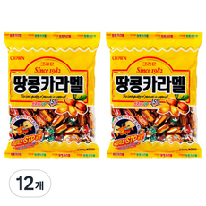 크라운 땅콩카라멜, 324g, 12개입