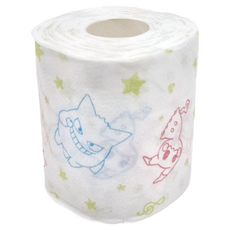 maRUTOmi 丸富製紙 monpoke寶可夢 雙層捲筒衛生紙, 100%原生木漿, 糖果香味, 12捲入, 25m, 12捲, 1組