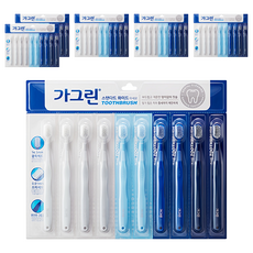 가그린 스탠다드 와이드 미세모 칫솔, 10개입, 6개