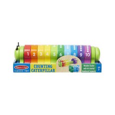 Melissa&Doug 瑪莉莎 益智計數毛毛蟲, 1組
