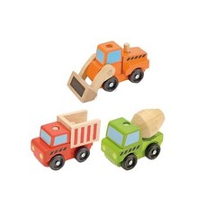 Melissa&Doug 瑪莉莎 交通 疊疊樂 工程車, 1組