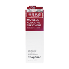 Neogence 杏仁酸瞬效淨痘無瑕精華, 含杏仁酸和水楊酸，改善痘痘和肌膚瑕疵，含天然植物精華，舒緩肌膚不適, 20ml, 1條