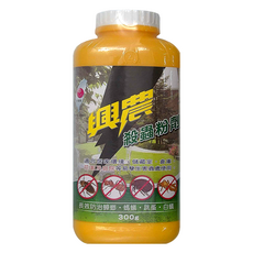 Sinon 興農 殺蟲粉劑 300g，適用室內外，長效防治蟑螂、螞蟻、跳蚤、白蟻, 1罐