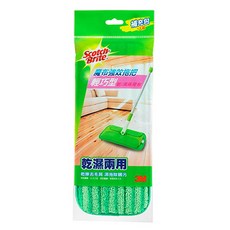 3M Scotch-Brite 百利 魔布強效拖把 輕巧型乾濕兩用布 補充包 2條, 1包