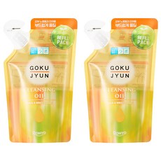 하다라보 고쿠쥰 클렌징 오일 리필팩, 180ml, 2개 2개, 180ml