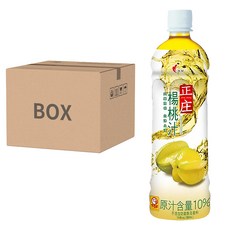 光泉 正庄 楊桃汁，原汁含量10%，無添加防腐劑及香料，清涼解渴, 585ml, 24瓶