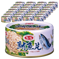 愛之味 鮪魚片, 185g, 48罐