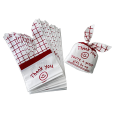 Modian Goodie Bag團體包裝包袱型禮物袋 13.5*22cm, 謝謝, 50個