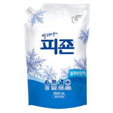 피죤 레귤러 섬유유연제 블루비앙카 리필, 1.6L, 1개