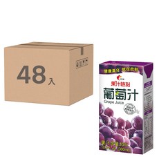 光泉 果汁時刻 葡萄汁 300ml x 24入, 西班牙葡萄添加, 48入