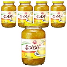 오뚜기 유자차, 1kg, 1개입, 5개