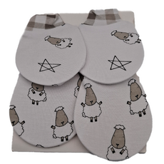 baa baa sheepz 抱抱羊 嬰兒手套, 0-6個月, 95%竹纖維, 羊樂園 + 星星羊