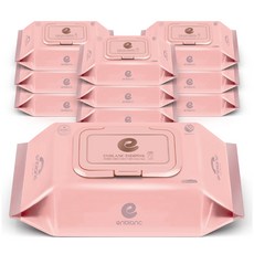 앙블랑 세이프 인디핑크 아기 물티슈 캡형 63gsm, 72개입, 10개