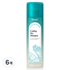 달리프 쿨링 드라이 샴푸 민트향, 6개, 200ml