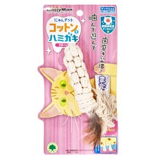 CattyMan 貓用木天寥添加棉布刷牙玩具 棒狀, 貓咪潔牙玩具, 木天寥玩具, 棉布玩具, 棒狀玩具, 1個