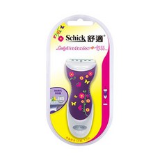 Schick 舒適牌 舒絲仕女除毛刀, 超微鋼絲護膚隔離網, 添加蘆薈潤滑板, 2排刀片, 1盒, 1組
