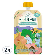 Ecomom Meal 寶寶的季節中期雞胸肉花椰菜稀粥, 100g, 2個