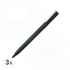 三菱UNI PIN01-200代用針筆-黑,3入