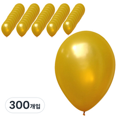 파티팡 라운드 풍선 30cm, 펄 골드, 300개입