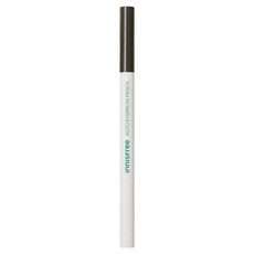 INNISFREE 妝自然眉筆, 扁平式筆頭, 輕鬆勾勒流暢眉型, 適合中調棕色髮, 6號 棕, 1支