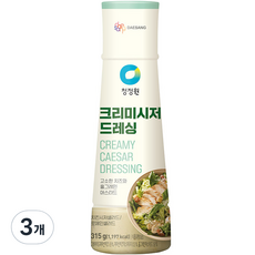 대상 크리미시저 드레싱, 315g, 3개