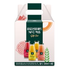 Le Fruit 橙子番石榴芒果甜菜飲料禮品 250ml x 4 件套, 1組
