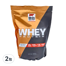 RED COW 紅牛 聰勁即溶乳清蛋白 - 花生巧克力風味, 500g, 2包