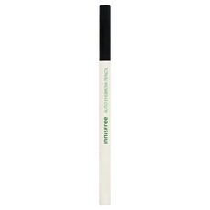 INNISFREE 妝自然眉筆，扁平式自然眉筆，多用途螺旋眉刷, 2號 黑色, 1支
