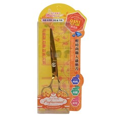 Paris Spring 巴黎春天 輕時尚職人級剪刀, 17cm, 鋒利刀刃不打滑, 人體工學設計, 流沙金, 1支