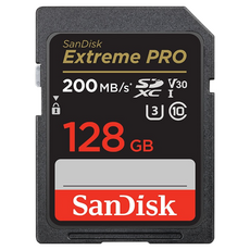 SanDisk 晟碟 Extreme Pro SDXC 記憶卡, 128GB, 1張