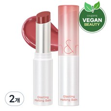 롬앤 글래스팅 멜팅 밤, 06 카야 피그, 3.5g, 2개