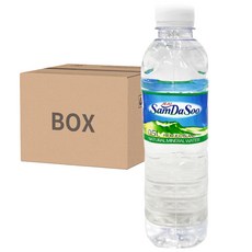 JEJU SamDaSoo 濟州三多水 火山岩盤礦泉水 0.5L 20瓶, 500ml