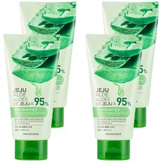 THE FACE SHOP 菲詩小舖 濟州蘆薈舒緩凝膠, 300ml, 4條