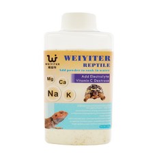 WEIYITER 維益特 爬蟲電解質泡澡添加粉, 230g, 1罐