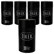 TIKER 護髮纖維粉 30g, Black, 5罐