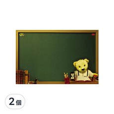 3M Post-it 利貼 大型熊熊系列 可再貼備忘板 558L-B, 綠色, 1個, 2個