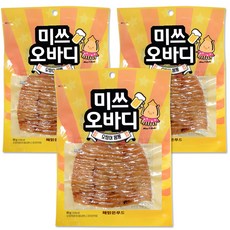 해맑은푸드 미쓰오바디 오징어, 3개, 80g