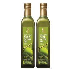 백설 CJ 백설 유러피안 퓨어 올리브유, 500ml, 2개