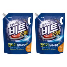 비트 액체세제 드럼용 리필, 2L, 2개